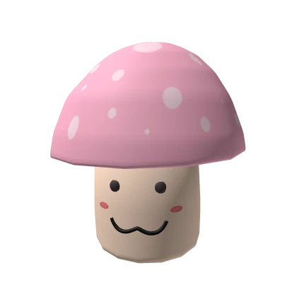 [3.0] Silly kawaii pink mushroom backpack