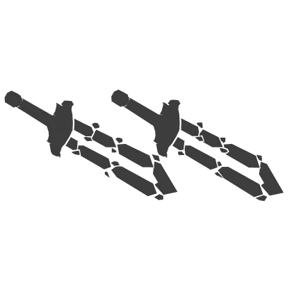 Dual White Shard Swords