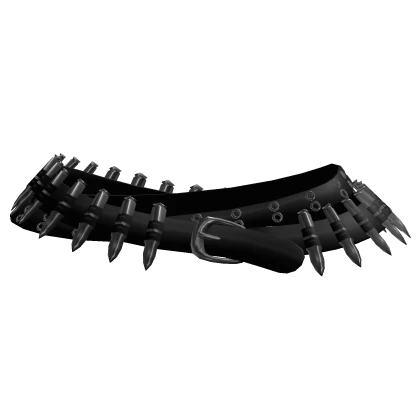 3.0 layered bullet belt in black