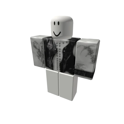 cruelint open leather vest w bracelet & tats 