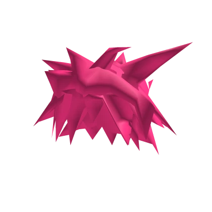 Pink Spikey Hair