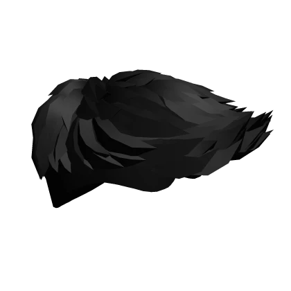 Swept Drop Simple Hair Black