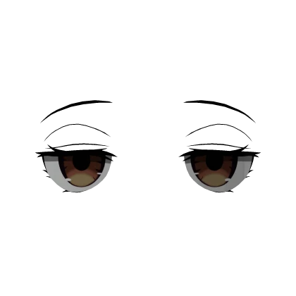 Smug Mage Eyes Brown (3D Face Accessory)