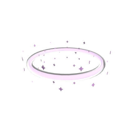 Angel Halo (Pastel Pink) Outline with Sparkles
