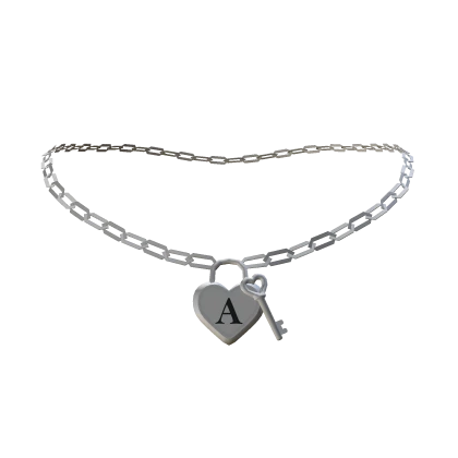 Initial Necklace A