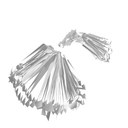 Ruffled Side Skirt (white)