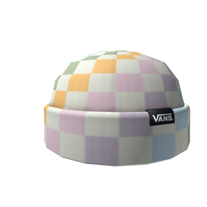 Vans Pastel Checkerboard Breakin Curfew Beanie