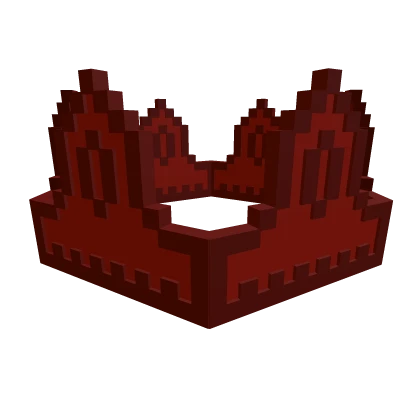 [PBR] Red 8 Bit Crown (Add-On)