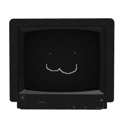 Pixel Kitty Face PC Head (Computer People)