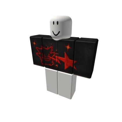 red gengar star sweater