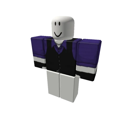 Purple Button Up Suit | Gloves, Vest [+]