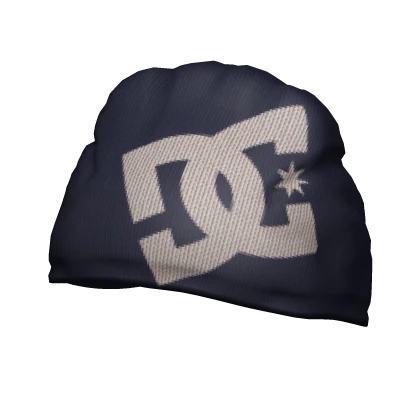 🌌Navy 2000s Y2K Skater Emo DC Beanie🌌