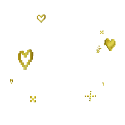 Pixel Sparkle Aura GOLD (Face)