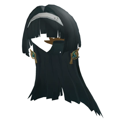 Astra Yao's Black Hair and Earrings | ZZZ