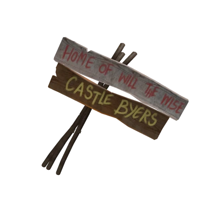 Castle Byers Sign