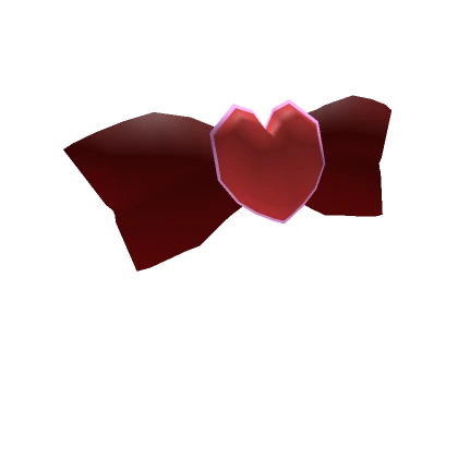 Ruby Heart Bow