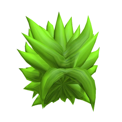 Green Spiky Hair