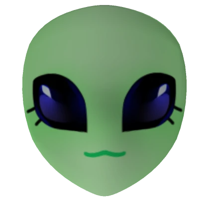 Chibi Alien Mask (Green)