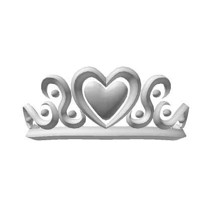 White Heart Princess Tiara