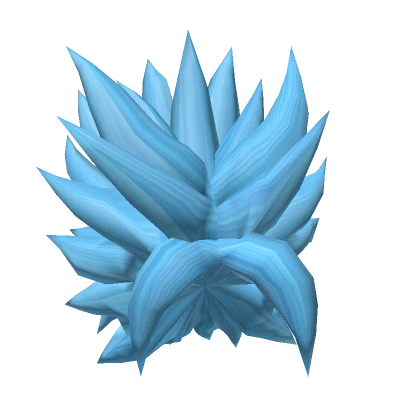 Blue  Spiky Hair