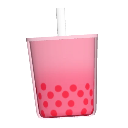 Pink Boba Hair Clip