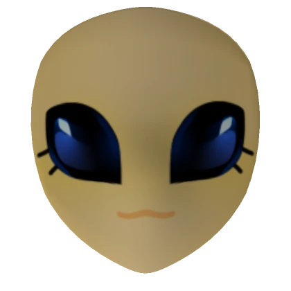 Chibi Alien Mask (Yellow)