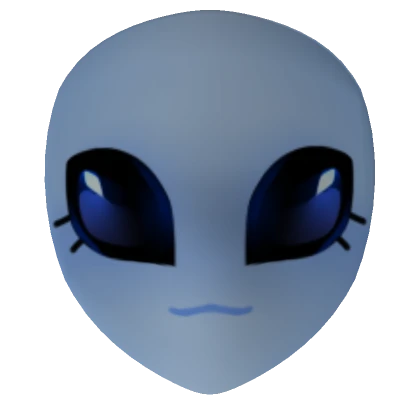 Chibi Alien Mask (Blue)