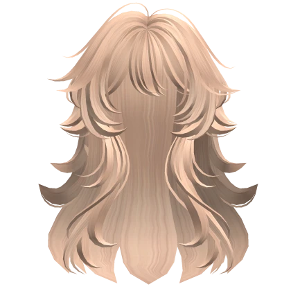 Super Fluffy Wavy Anime Hairstyle (Blonde)
