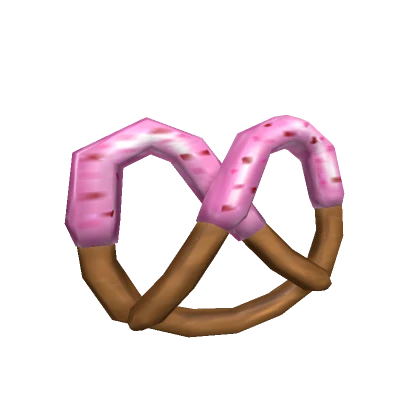 Pink Pretzel Hairclip