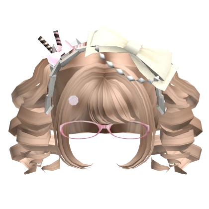 ♡ Sweet Twee Neapolitan Curly Pigtails (Blonde)