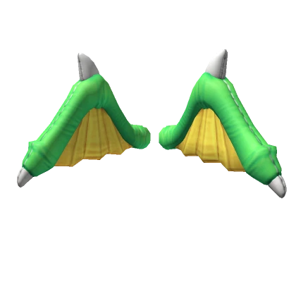 Green Plush Dragon Wings