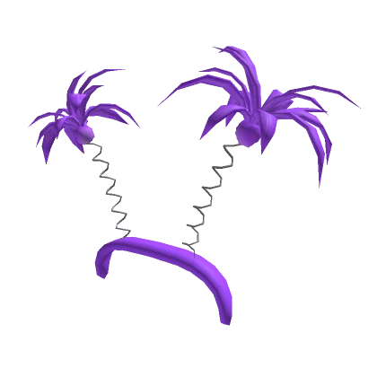 Purple Feather Boppers