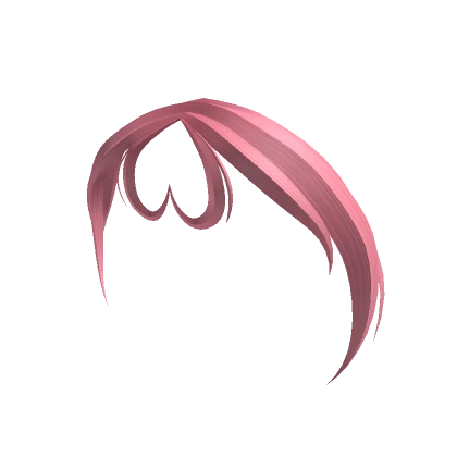 Pink Heart Bangs