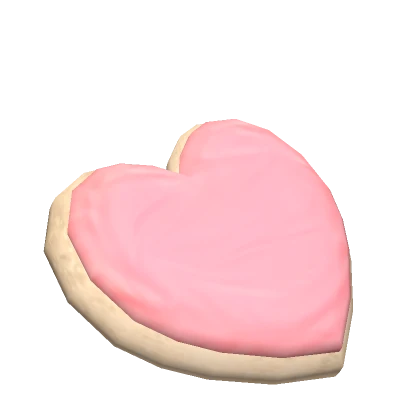 Pink Heart Cookie