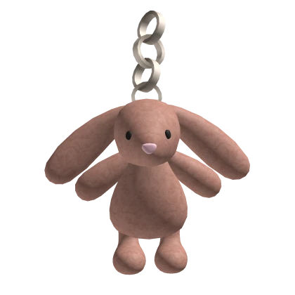♡ jellycat bunny keychain beige 