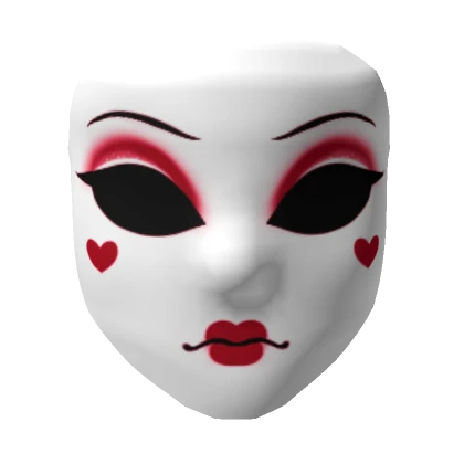 queen of hearts mask