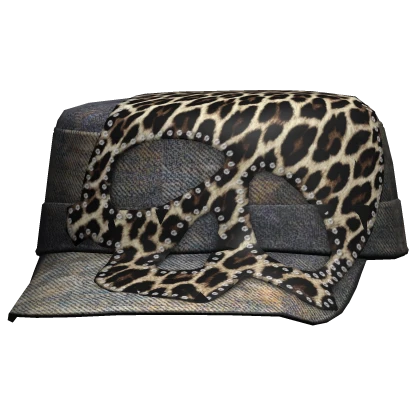 Grunge Skull Gyaru Leopard Cap