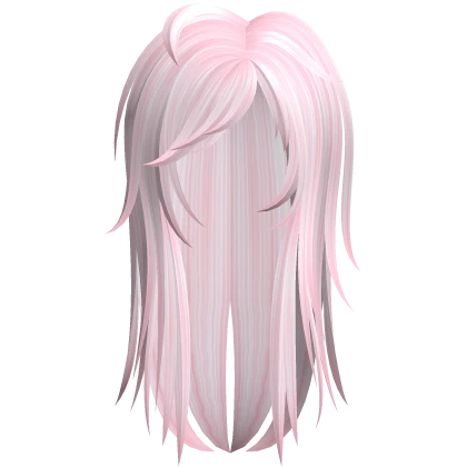 Super Messy Layered Scene Emo Hair (Pink)