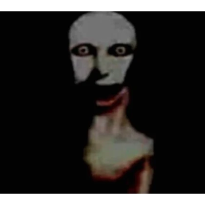 Scary Face Dark Creature Unnerving Cursed Image