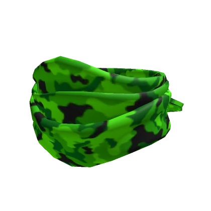 Green Camo Bandana