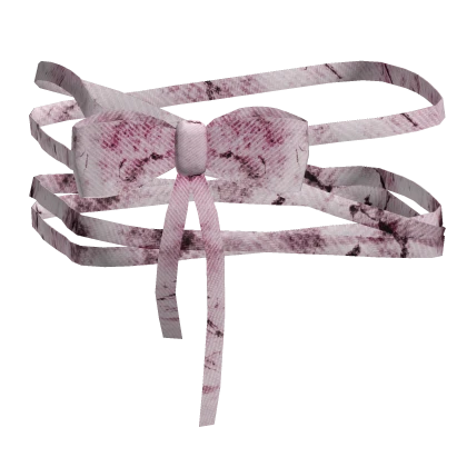 Pink Ribbon Dirty Shoulder Bandages [Right]