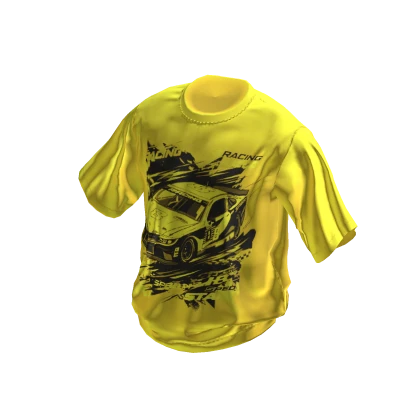 💜 Street Graphic T Shirt_Yellow