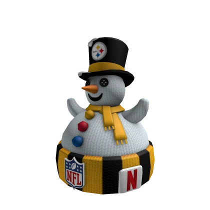 Pittsburgh Steelers Snowman Beanie