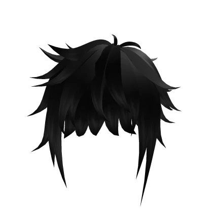 Kris Choppy Scene Emo Hair (Black)