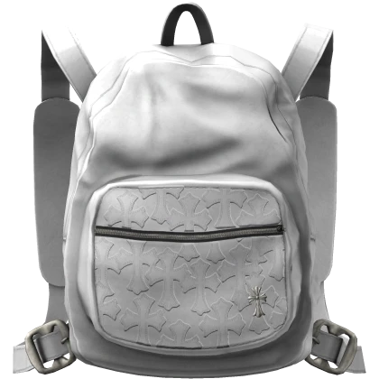 (4.0) Chrome Hearts Leather Backpack