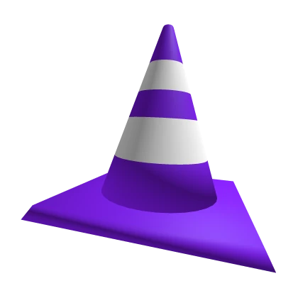 Purple Traffic Cone