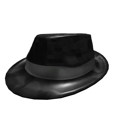 Black Sparkle Fedora [PBR]