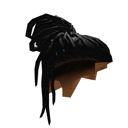 Messy  Dreadlocks Bun High [Black]