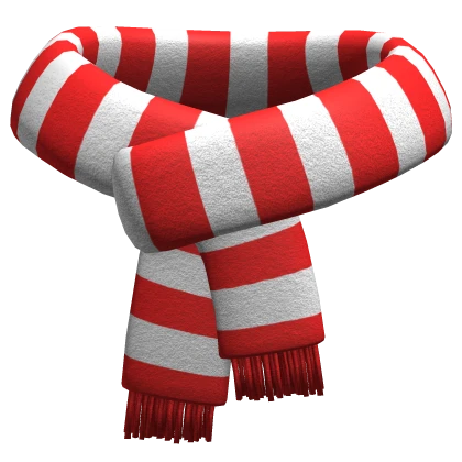 red christmas scarf