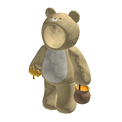 🍀Honey Bear Plushie Onesie
